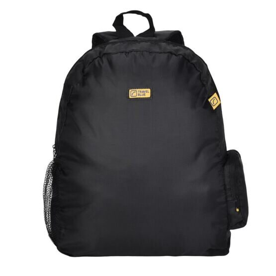 Folding Large Backpack in Schwarz