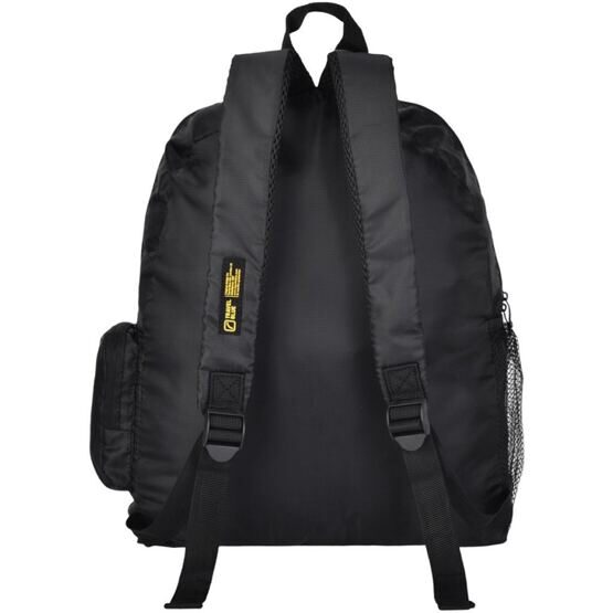 Folding Large Backpack in Schwarz