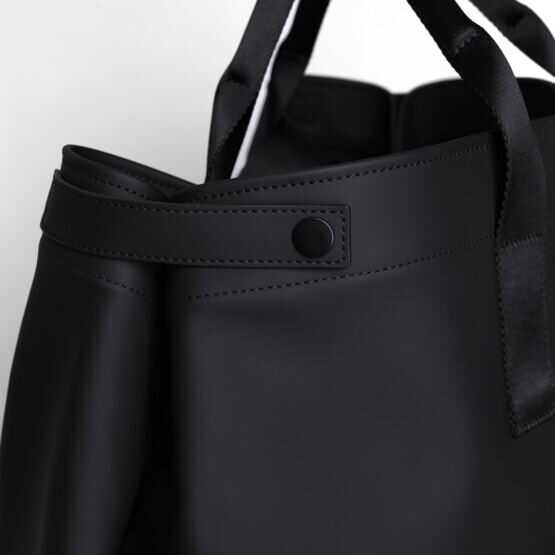 SUPERSHOPPER - Shopper mit zwei herausnehmbaren Taschen in Schwarz