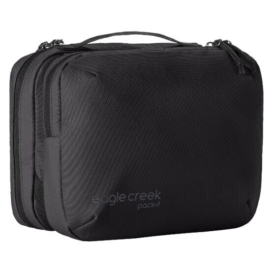 Pack-It Trifold Toiletry Kit, Schwarz