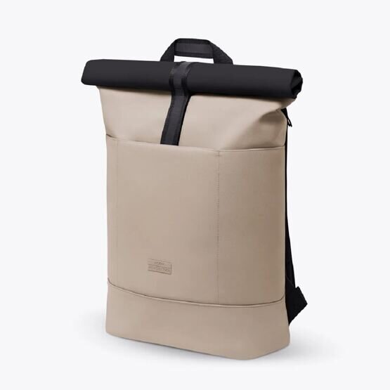 Hajo Medium Backpack - Aloe Sand, Schwarz