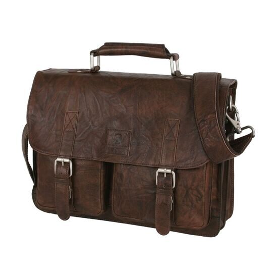 Messenger Business Bag in Washed-Brown