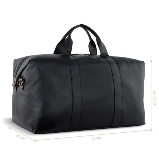 Corso Deluxe Reisetasche in Schwarz