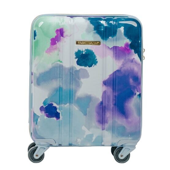 Pastel Flowers - Underseat Cabin Trolley, Blau