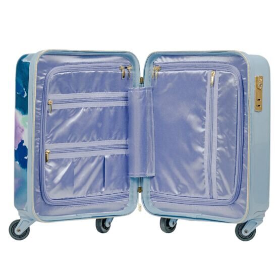 Pastel Flowers - Underseat Cabin Trolley, Blau