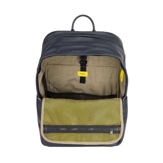 Sydney - Lederrucksack 16&quot; Navy