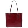 Diana - Shopper Leder, Dunkelrot 1