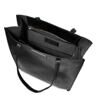 Mirra - Shopper Bag Leder mit Reissverschluss, Schwarz 2