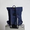 Foldtop Rucksack, Navy Blue 7