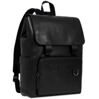 Damiano - Rucksack 13&quot; Leder, Schwarz 3