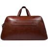 Damiano - Grosser Duffle Bag Leder, Braun 3