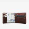 Leather Money Clip Wallet in Mocha 4