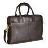 Laptop-Tasche aus weichem Nappa Rindleder 40 cm Braun 4