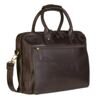 Laptop-Tasche aus weichem Nappa Rindleder 40 cm Braun 5