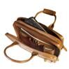 Laptop-Tasche aus weichem Nappa Rindleder 40 cm Cognac 2