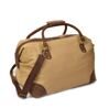 Reisetasche aus Canvas/Leder in Beige/Braun 3