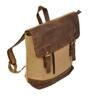 Rucksack aus Canvas/Leder in Beige/Braun 3