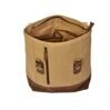 Rucksack aus Canvas/Leder in Beige/Braun 5