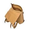 Rucksack aus Canvas/Leder in Beige/Braun 4