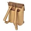 Rucksack aus Canvas/Leder in Beige/Braun 6