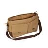 Aktentasche aus Canvas/Leder in Beige/Braun 2