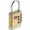 Travel Sentry Lock in Brass 2