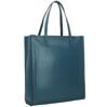 Mirra - Shopping Bag Leder, Blau 2