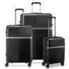 Airglam - 3er Trolley Set in Schwarz 1