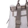 Kleiner Anti-Diebstahl Rucksack Zip, Weiss 4