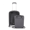 Double Premium Carry-On Spinner erweiterbar Grau 1