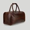 Willow - Leder Weekender Braun/Dots 3