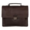 Vintage Scott Briefcase 2-Comp Dunkelbraun 1