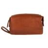 Riley Toiletry Bag Cognac 1