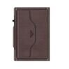 Wallet Click &amp; Slide Coin Pocket Nappa Brown/Silver 6