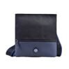 Crossbody Tasche aus Textil 21 cm in Schwarz/Blau 1