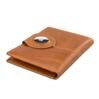 AirTag Passport Holder, Brushed Cognac 1