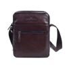 Crossbody Tasche aus Leder 27 cm in Braun 1