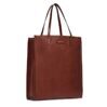 Mirra - Shopper Bag Leder mit Reissverschluss, Braun 3