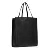 Mirra - Shopper Bag Leder mit Reissverschluss, Schwarz 3