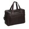 Misha - Laptoptasche 17&quot; Leder, Braun 3