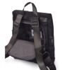 Grosser Anti-Diebstahl Rucksack Side, Schwarz 2