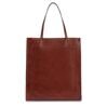 Mirra - Shopper Bag Leder mit Reissverschluss, Braun 4