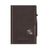 Wallet Click &amp; Slide Coin Pocket Nappa Brown/Silver 2