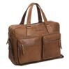 Misha - Laptoptasche 17&quot; Leder, Cognac 1