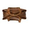 Gail - Schultertasche/Shopper Leder, Cognac 3