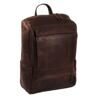 Rich - Laptoprucksack Leder, Braun 1