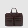 B2 Revamp - Schmale Laptoptasche 14&quot; mit iPad-Halter in Mahagoni 1