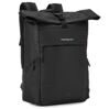 Line Rollup Rucksack Schwarz 3