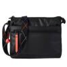 Eye Shoulder Bag RFID in Creased Black/Coral 1