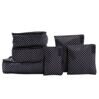 Lucy Travel Packing Cube Set Black with Polka Dots 1